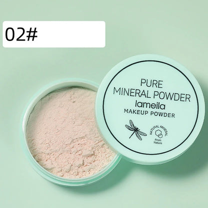 3-Color Loose Face PMatte Oil-Control Loose Powder | Long-Lasting Mica Setting Powder (6g)owder.