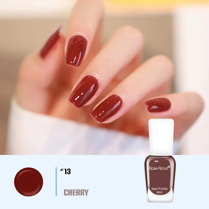 40 Colors Water-Based Nail Polish