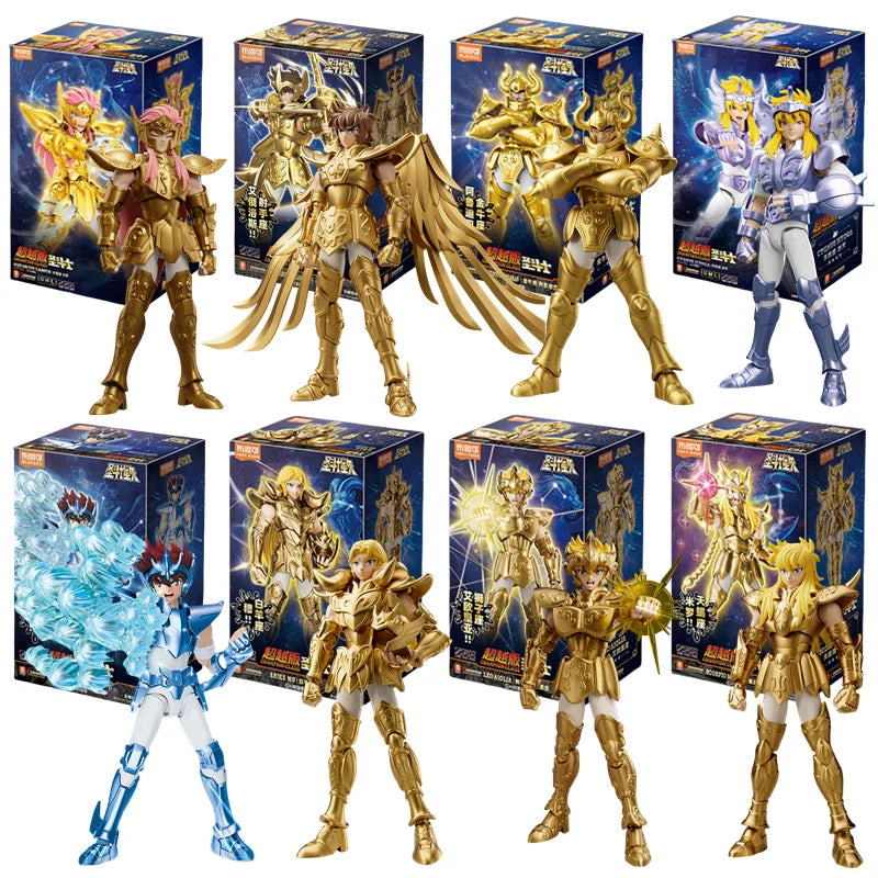 Original BLOKEES Saint Seiya Sagittarius Seiya Pegasus Aiolos Tenma Pegasus Action Figure Toy Assembly Figure Toys Gift