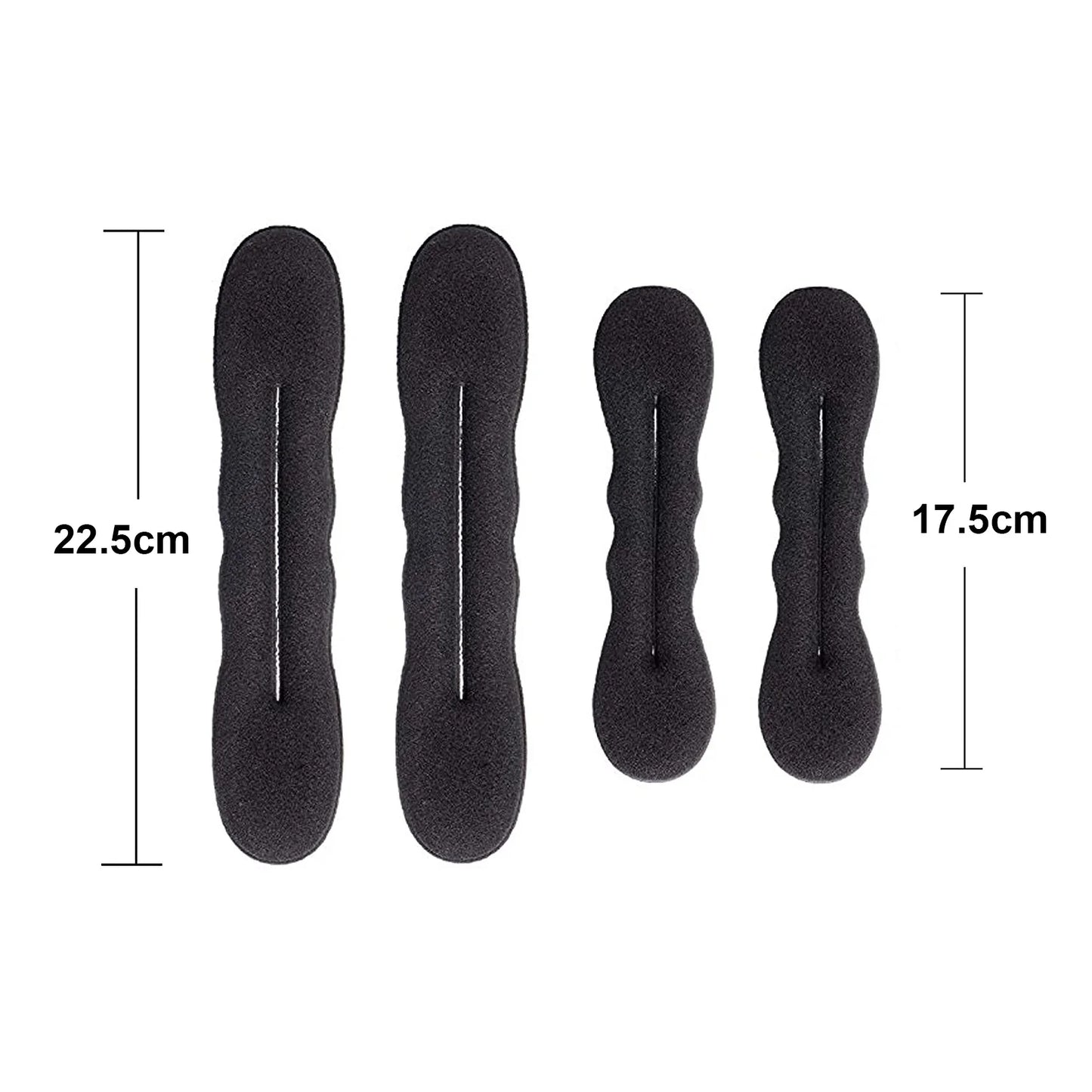 Sponge Plastic Loop Curly Hair Maker Hair Scrunchie Headband Twist Donut Bun Curler Hairbands Hairstyle Tools