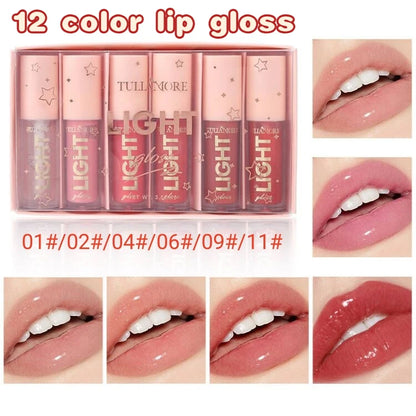 12 Color Lip Gloss Set.
