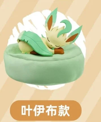 New In Stock Pokemon Eevee Sleeping Position Series Blind Box Sylveon Umbreon Flareon Jolteon Anime Desktop Decoration Model Toy