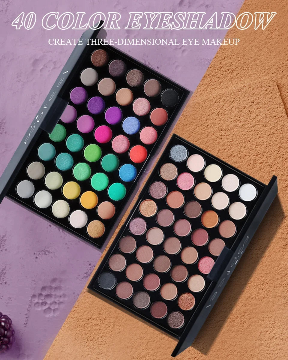 40 Color Matte Palette.