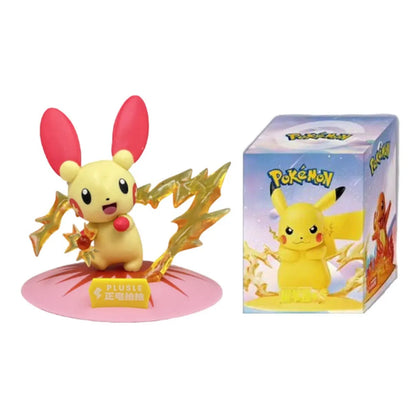 Hot 12 style Pokémon Action Dolls cute Pikachu Blind Box Anime Models Desktop Decorations Pok é mon Toys kids Birthday Gifts