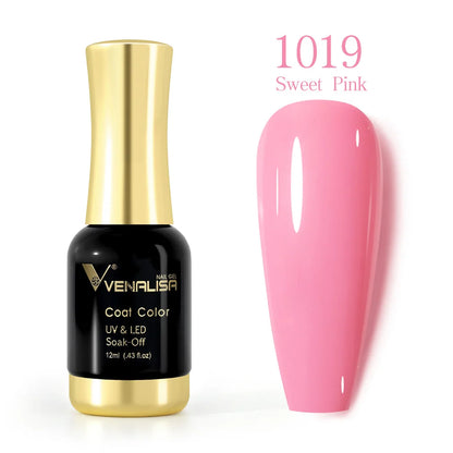 VENALISA Nail Gel Varnish TPO FREE Soak Off UV LED Organic Odorless Enamels Nail Art Colors 12ml 120Colors UV Gel Nail Polish