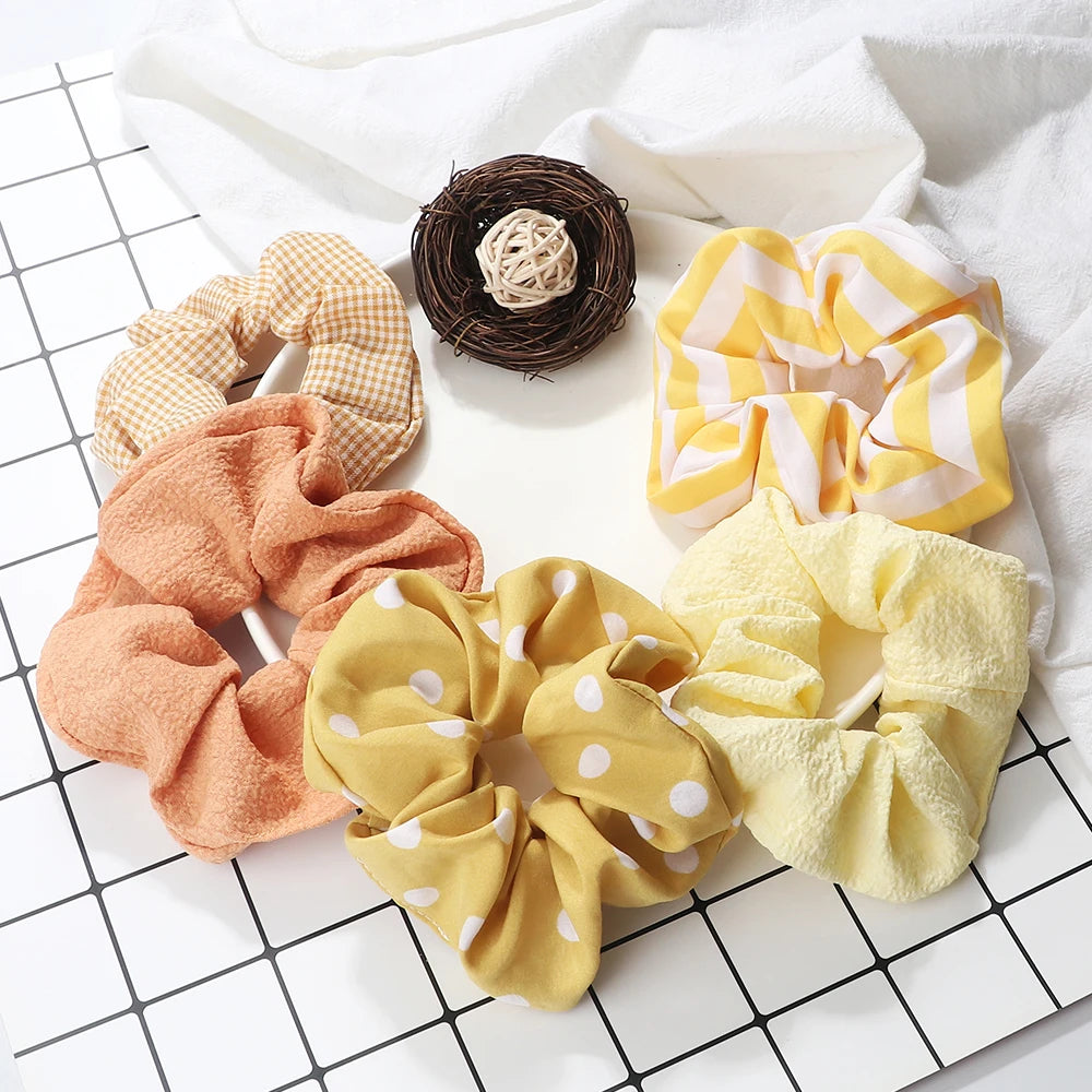 Large Elastic Scrunchies Set.