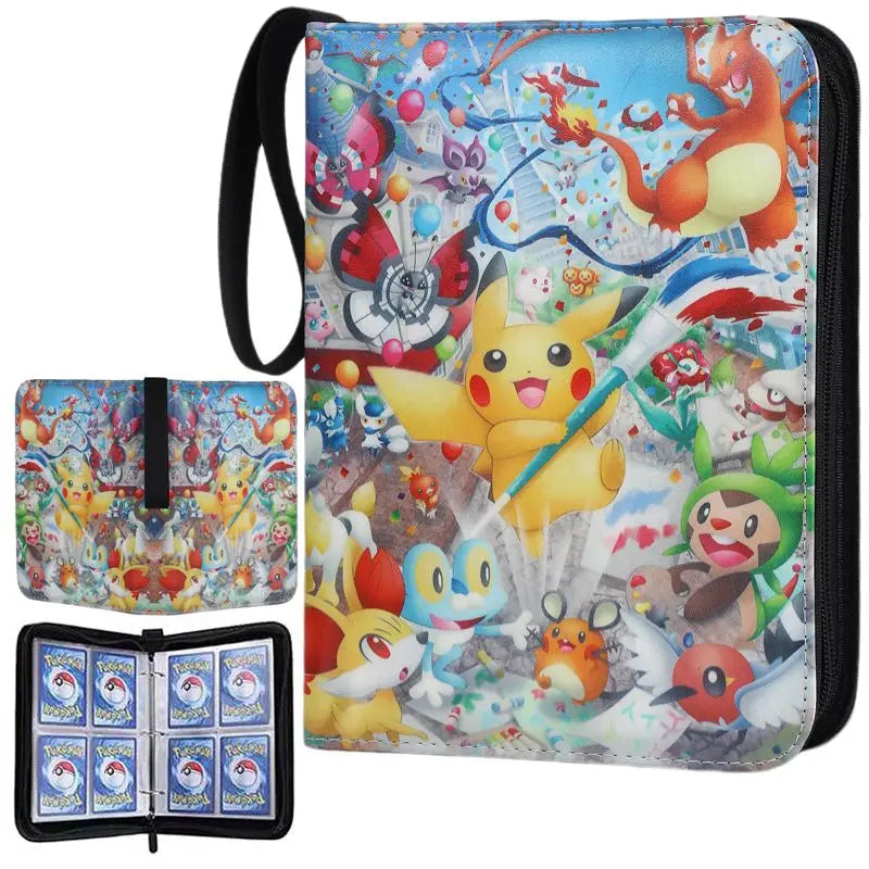Pokemon Card Binder 400 Pocket Anim Card Holder Album Trading Card
