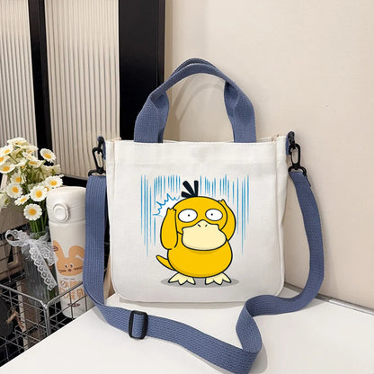 Pokémon Handbag Cartoon Children's Shoulder Bag Boys Girls Tote Bag Child Canvas Handbags Anime Crossbody Bag New Kids Gifts