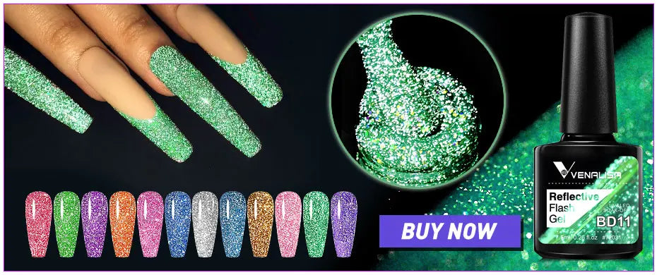 Venalisa VIP4 Nail Gel Polish HEMA/TPO FREE Full Coverage Beautiful Semi Permanent Soak Off UV LED Gel Nail Polish Gel Lacquer