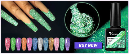 Venalisa VIP4 Nail Gel Polish HEMA/TPO FREE Full Coverage Beautiful Semi Permanent Soak Off UV LED Gel Nail Polish Gel Lacquer