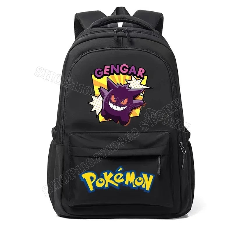 2026 Pokemon Pikachu School Bag Cartoon Anime Boys Girls Knapsack Teenager Backpack Student BookBag Rucksack Birthday Gift
