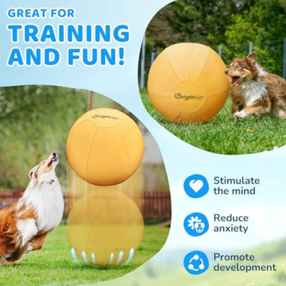 25'' Herding Ball for Dogs Herding Ball for Australian Shepherds Cattle Border Collies and Medium/Large Breeds Outdoor Dog/Hors