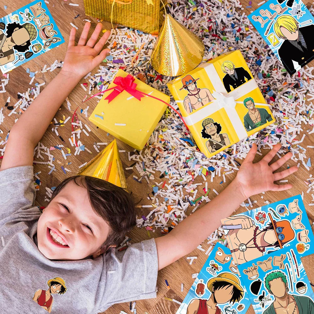 One Piece Sticker Face