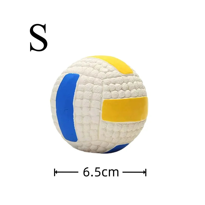 Toys For Dog Chihuahua Balls Anti Bite Dog Chew Toy Pet Squeak Toys Dog Toys Natural Latex Dog Safe Interactive Toys Accessories