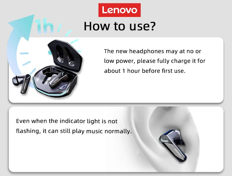 Lenovo GM2 Pro Gaming Earbuds