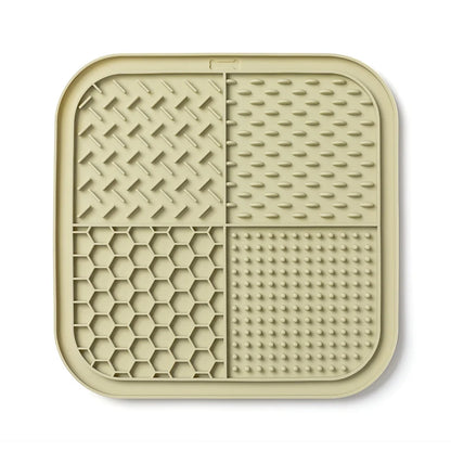 BPA-Free Silicone Pet Lick Mat: 4-Texture Slow Feeder with Powerful Suction Cups