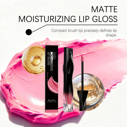 Premium Matte Lip Balm Smooth Matte Finish Reduce Dry Lines Lasting Pigment Natural Look Lightweight Moisturize 6-Color Lipstick