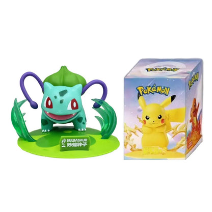 Hot 12 style Pokémon Action Dolls cute Pikachu Blind Box Anime Models Desktop Decorations Pok é mon Toys kids Birthday Gifts