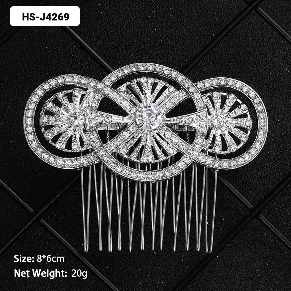 Crystal Bridal Hair Comb.