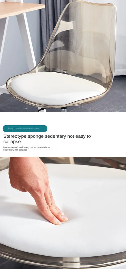 Transparent Swivel Office Chair