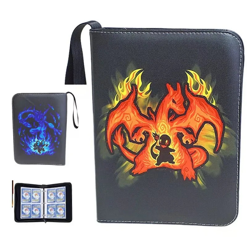 400 Pockets Anime Peripheral Pokemon Game Collection Card Book multiple styles Storage card holder Exquisite Kawaii Boy Toy Gift