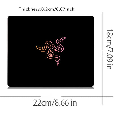 Razer Luxury Edition Mouse Pad: Sunset Gradient Logo Anti-Slip Gaming Desk Mat