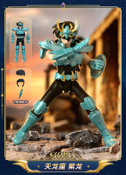 Original Blokees Saint Seiya Galaxy V1V2V03V4 Athena Aries Mu Aiolia Aldebaran Kiki Shiryu Lionet Ban FigureChildren ToysGift