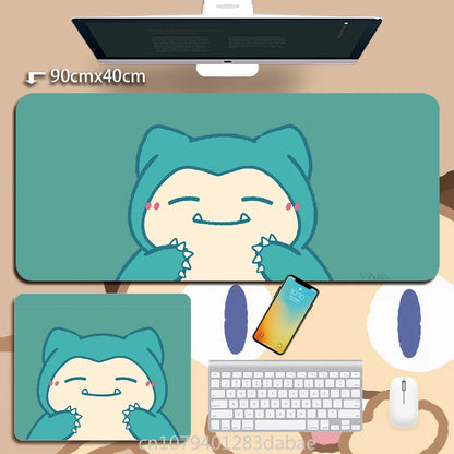 Leather Pokémon Pikachu Keyboard Pad Boy Girl Super Handsome Table Mat Cute Table Mat Computer Accessories PC Game Mouse Pad