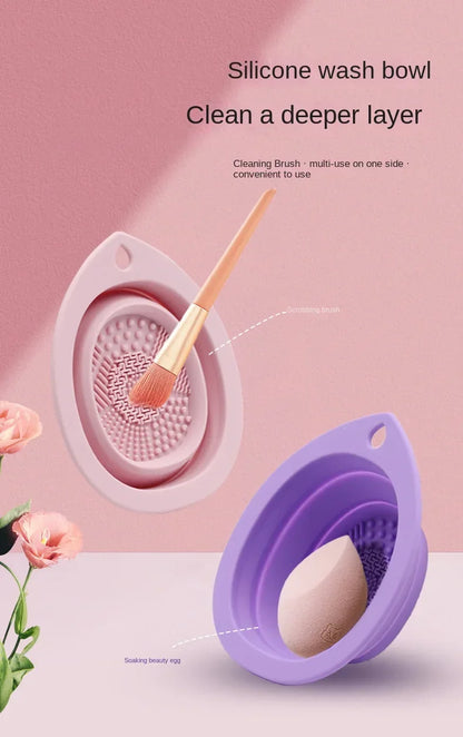 Silicone Brush Cleaning Bowl.