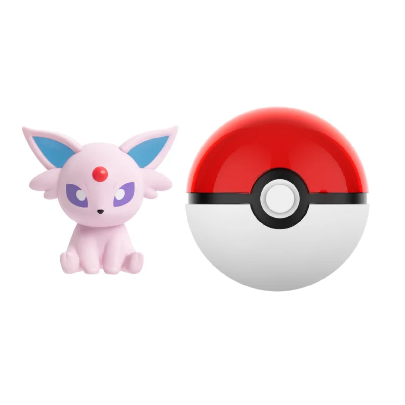 Pokemon Anime Poke Ball Action Figures Sylveston Umbreon Gengar Mini Dolls FUNISM Original Genuine Model Car Ornament Toys Gift