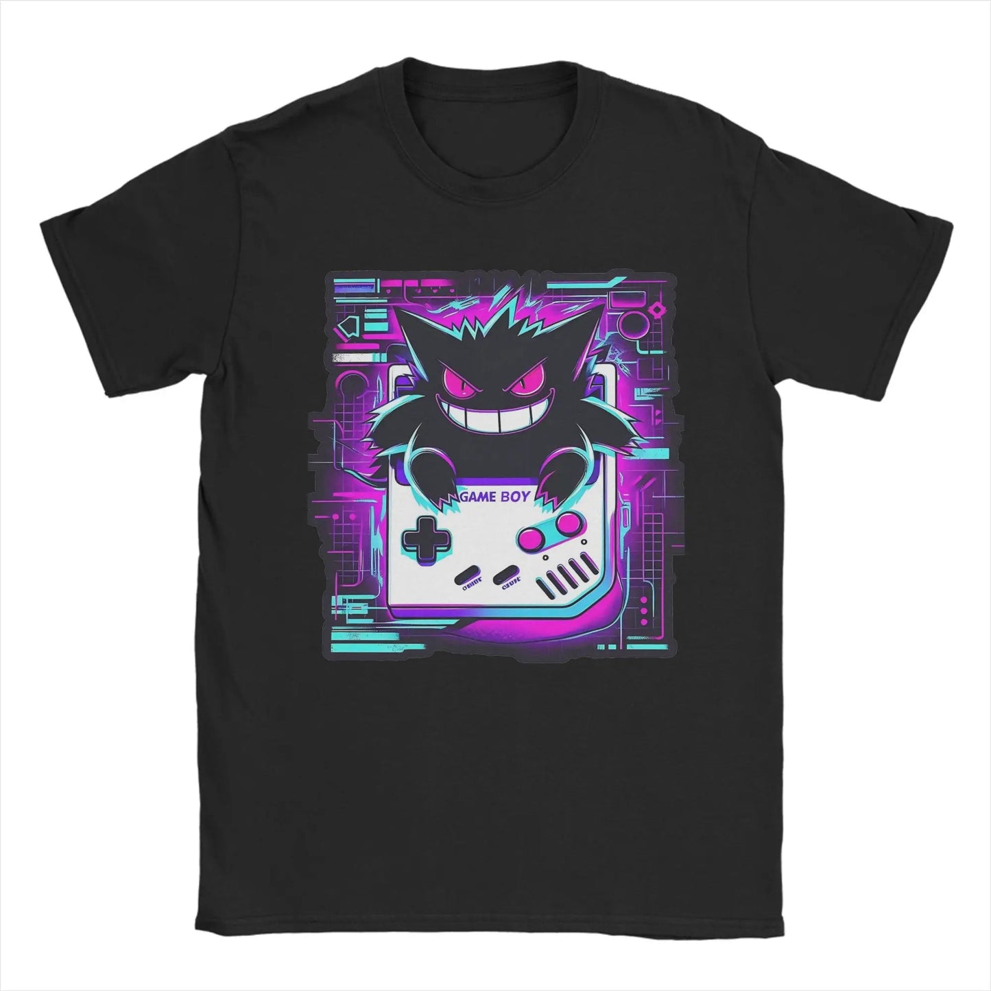 Pokemon T-shirt Men's Pure Cotton Casual T-shirt Round Neck T-shirt Short Sleeve Clothing Summer Sports Casual Short Sleeve Top
