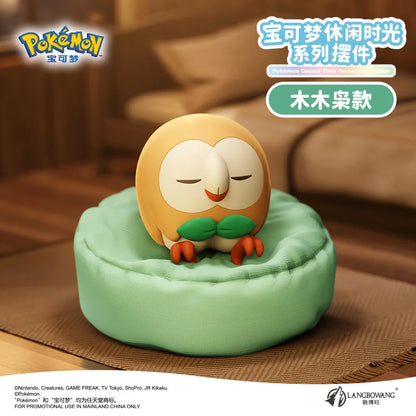 New In Stock Pokemon Eevee Sleeping Position Series Blind Box Sylveon Umbreon Flareon Jolteon Anime Desktop Decoration Model Toy