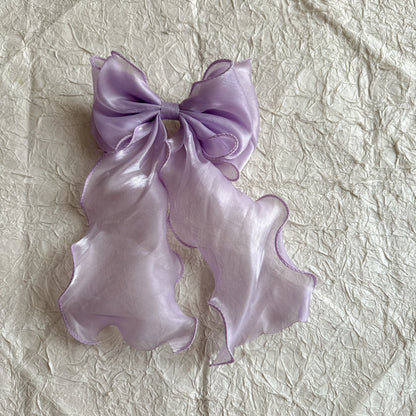 Embroidered Lace Hair Bow.