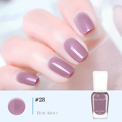 40 Colors Water-Based Nail Polish