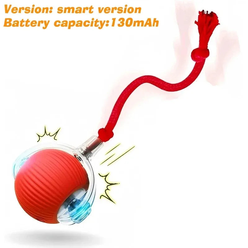 Pet Smart Interactive Ball Rechargeable Cat Ball Smart Kitten Dog Interaction Toy Intelligent Toy Ball Automatic Rolling Cat Toy
