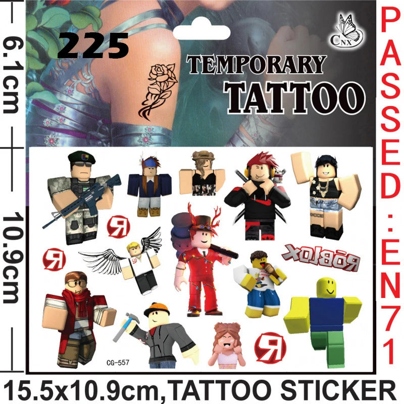 Hot Roblox Party Favors Gifts Slap Bracelets Stickers Goodie Bag Fillers Supplies Children's Birthday Souvenirs Decoration Toys