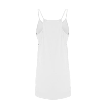Women's Tennis Dress Solid Color Pocket Sexy Suspender Fake Two-piece Loose Breathable Comfortable Sports Dress