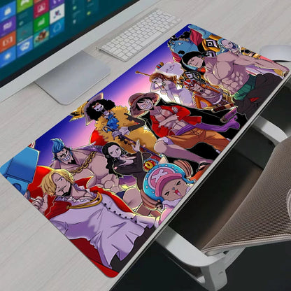 Mouse Pad Notbook Gamer Large Keyboard NonSlip Rubber Computer Carpet Japan Anime One Piece Desk Mat PC Gamer MousePad Gifts
