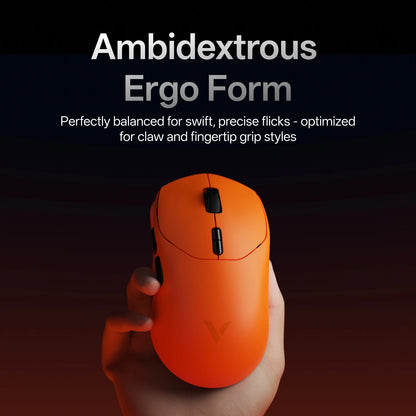 Rapoo VT1 MAX GEN-2 Wireless Gaming Mouse True 8K Wireless Polling Rate 53g Ultra Lightweight Up to 750Hr Battery Life