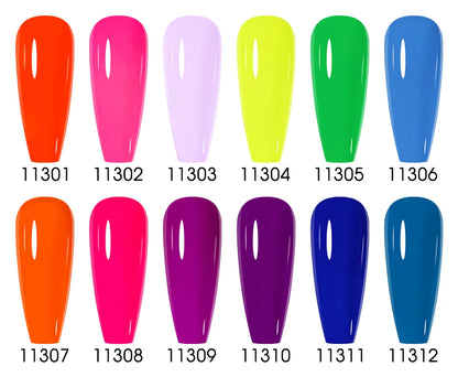 NAILCO 15ml Gel Nail Polish Set 30pcs/Lot Gel Polish Nail Soak Off UV LED Semi-Permanent Varnishes Nail Art Salon Free Shipping