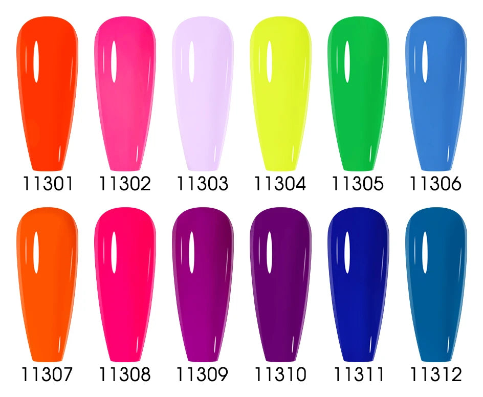 NAILCO 15ml Gel Nail Polish Set 30pcs/Lot Gel Polish Nail Soak Off UV LED Semi-Permanent Varnishes Nail Art Salon Free Shipping