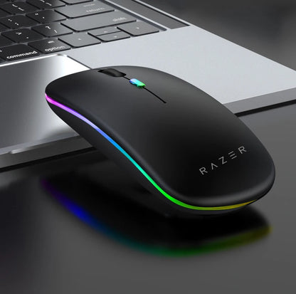Razer Wireless Mouse For Laptop PC Bluetooth Rechargeable Mouses Wireless Computer Silent Mice Ergonomic Gaming Mouse