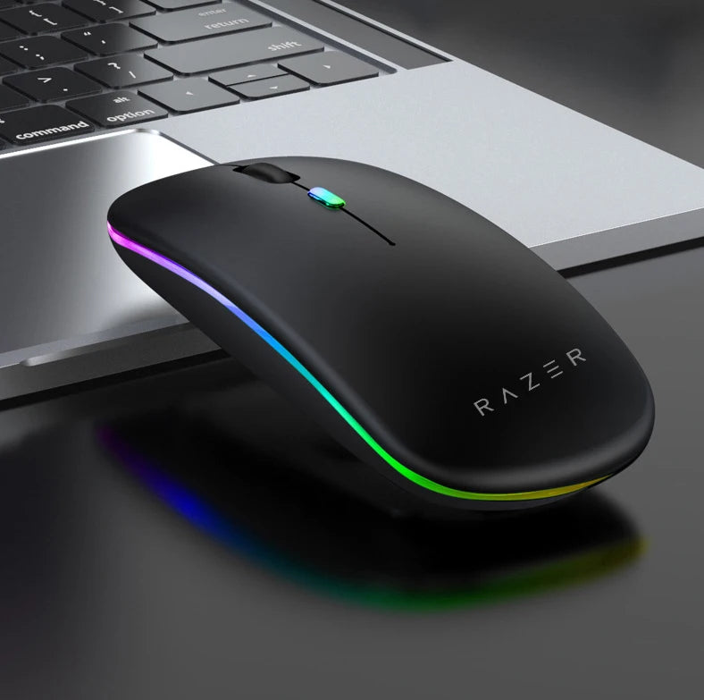 Razer Wireless Mouse For Laptop PC Bluetooth Rechargeable Mouses Wireless Computer Silent Mice Ergonomic Gaming Mouse