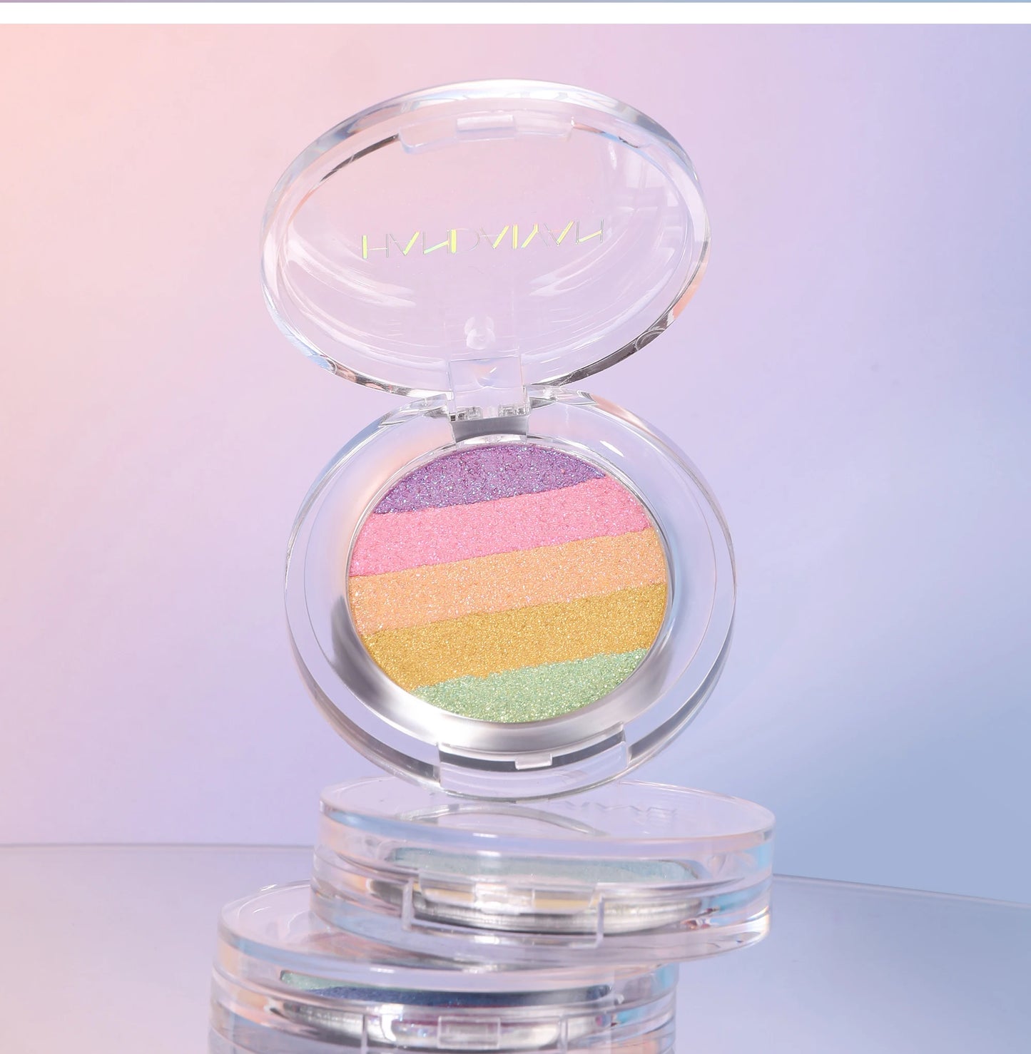Multipurpose Pressed Powder Eyeshadow Palette Waterproof Long Lasting Highly Pigmented Rainbow Highlighter Chameleon Makeup