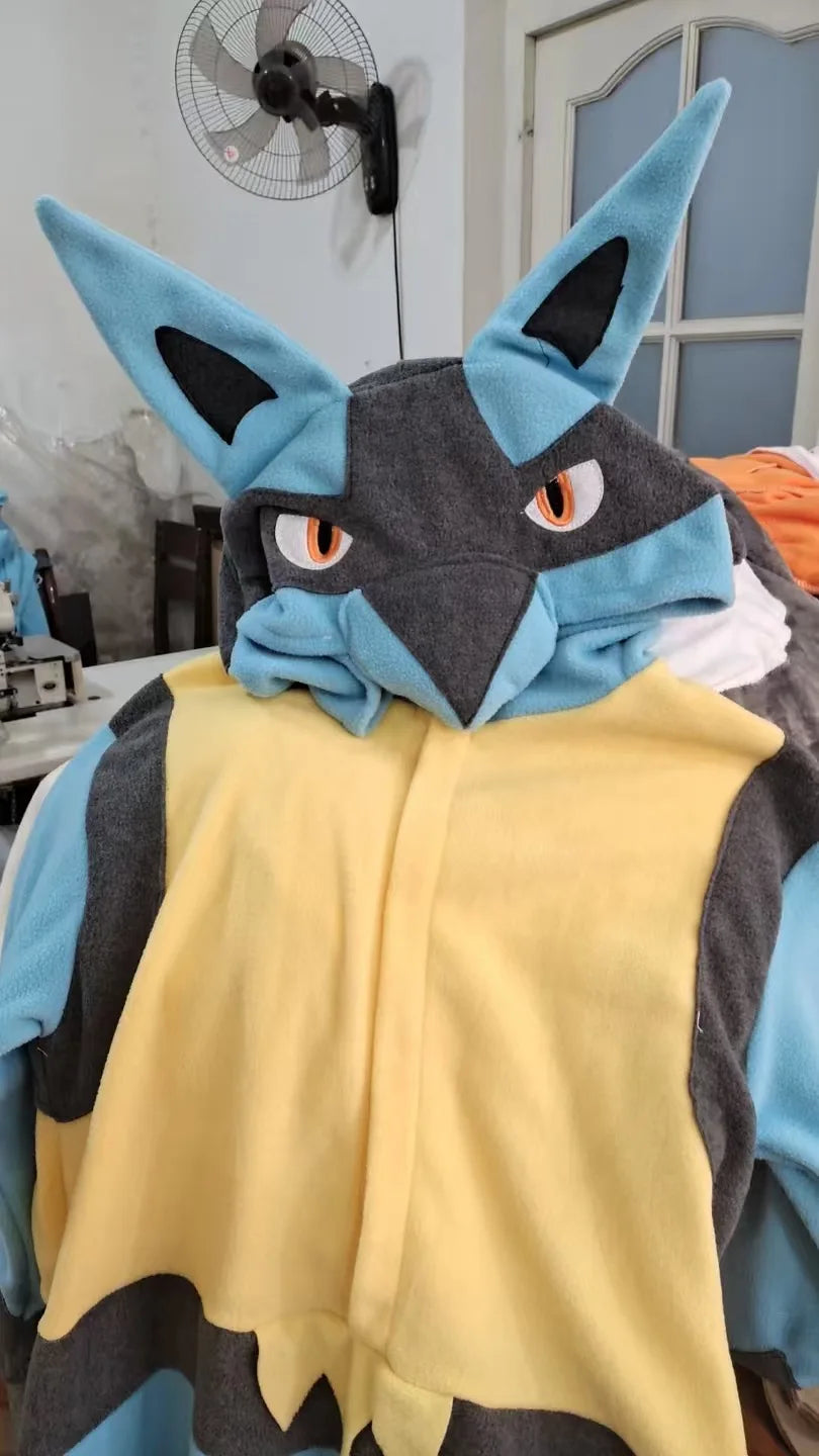 Pokemon Cosplay Costume Kigurumi Anime Onesie for Men And Women Gengar Funny Jumpsuit Halloween Christmas Party Outfit