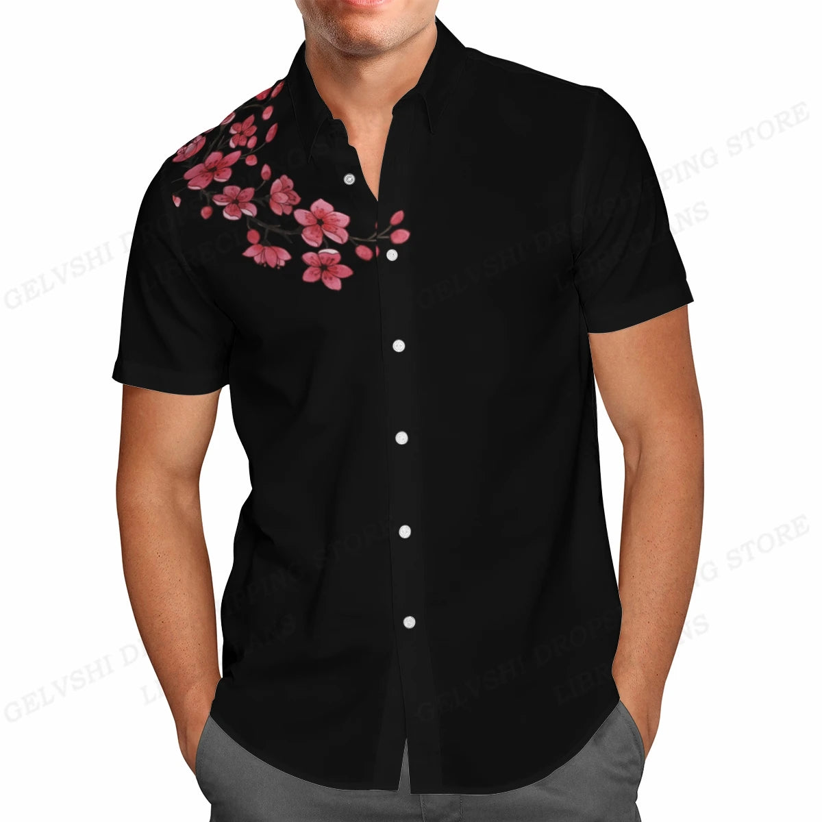 Summer Hawaiian Shirts Fish Printed Shirt Men Women Fashion Short Sleeve Blouse Men's Vocation Lapel Beach Camisas Sea