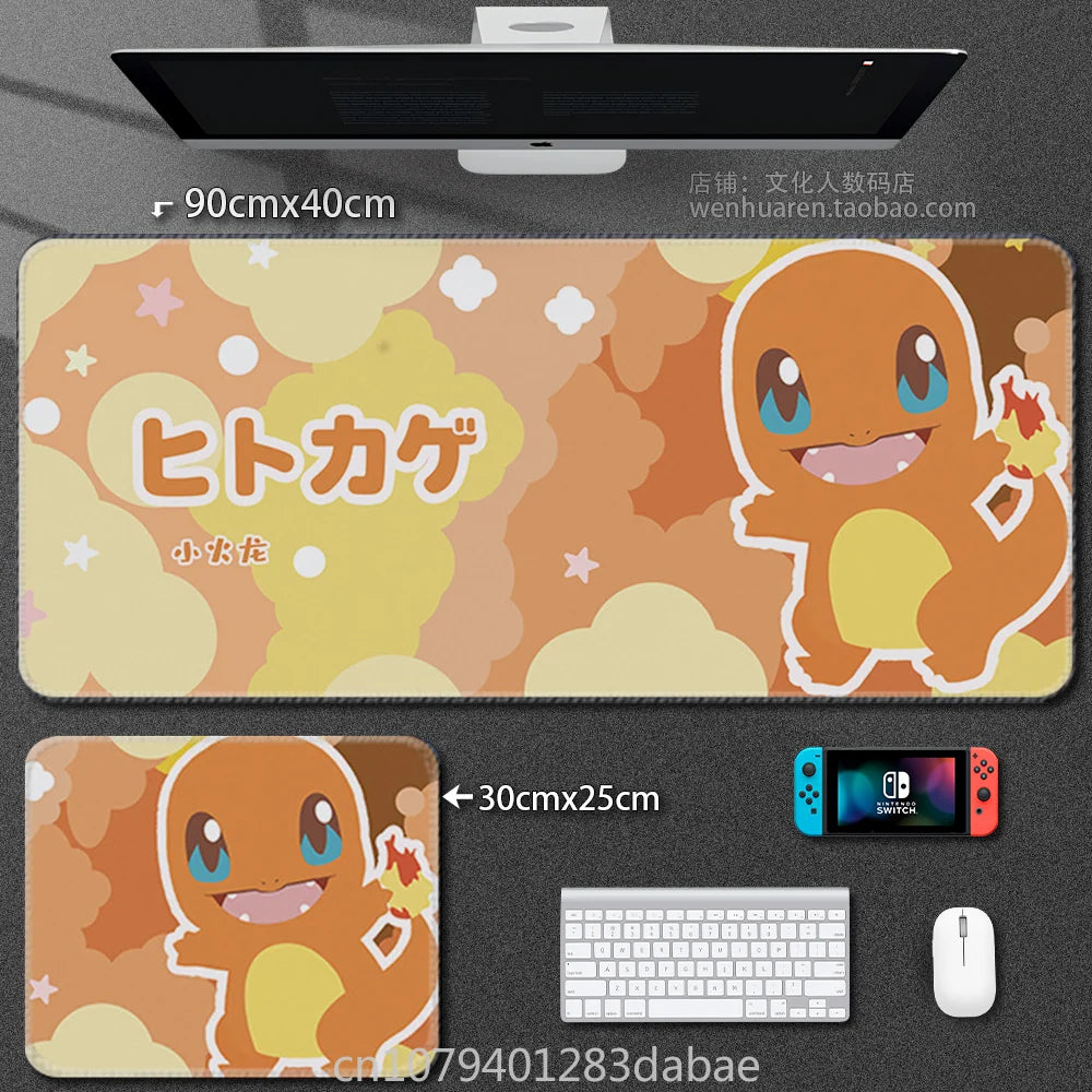 Leather Pokémon Pikachu Keyboard Pad Boy Girl Super Handsome Table Mat Cute Table Mat Computer Accessories PC Game Mouse Pad