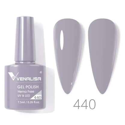 Venalisa VIP4 Nail Gel Polish HEMA/TPO FREE Full Coverage Beautiful Semi Permanent Soak Off UV LED Gel Nail Polish Gel Lacquer