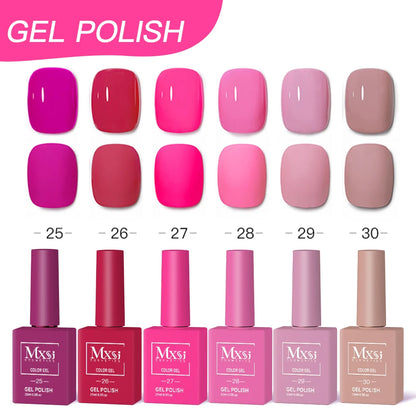 Nail Gel Polish Set DIY Nail Art 6pc Semi Permanent UV LED Gel Kit For Nails Decoration Manicure Soak Off Painting Vernis Design