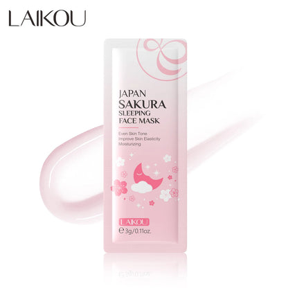 LAIKOU Sleeping Face Mask Set: 5pcs Night Repair & Deep Hydration Combo